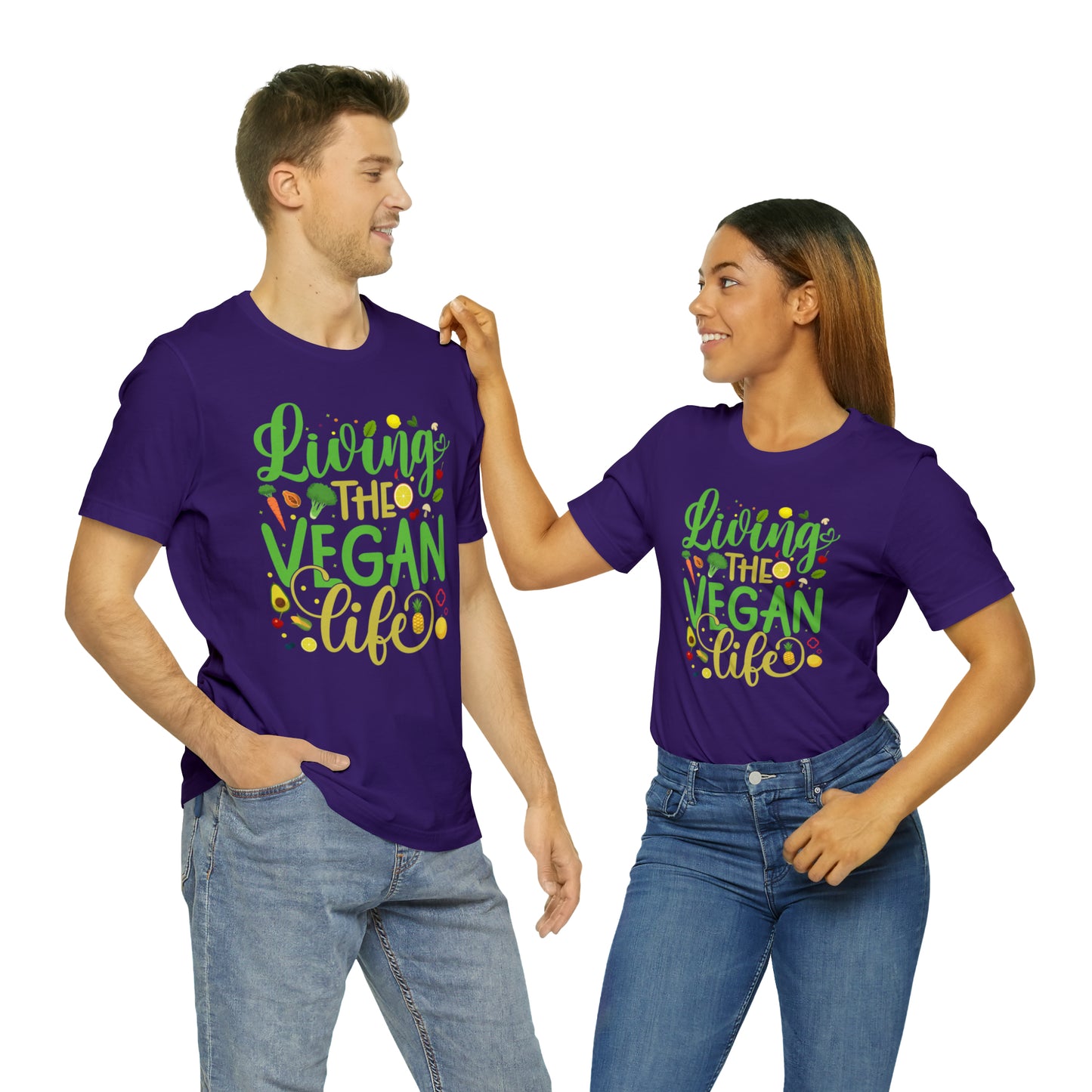 Vegan Life T Shirt - Living the Vegan Life