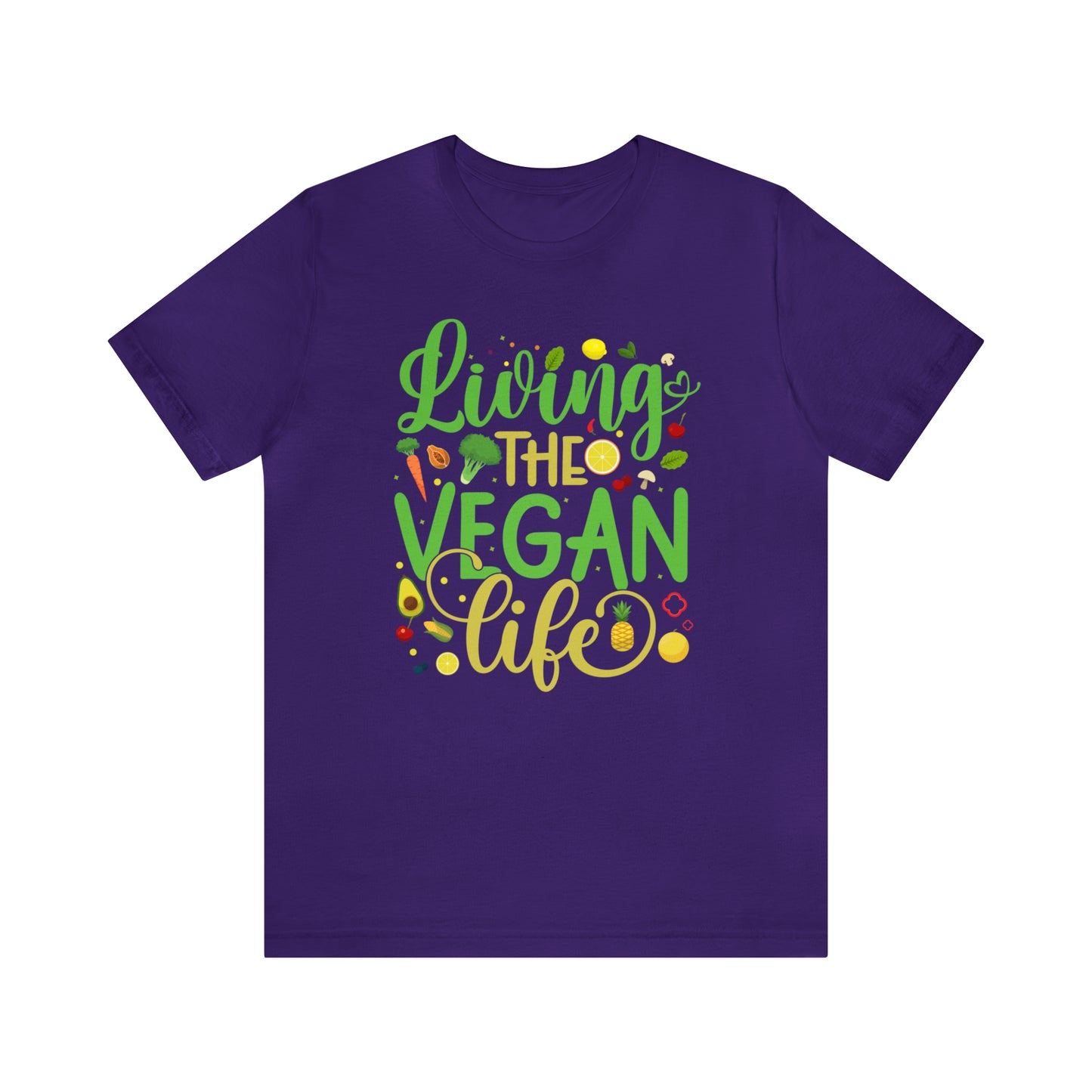 Vegan Life T Shirt - Living the Vegan Life