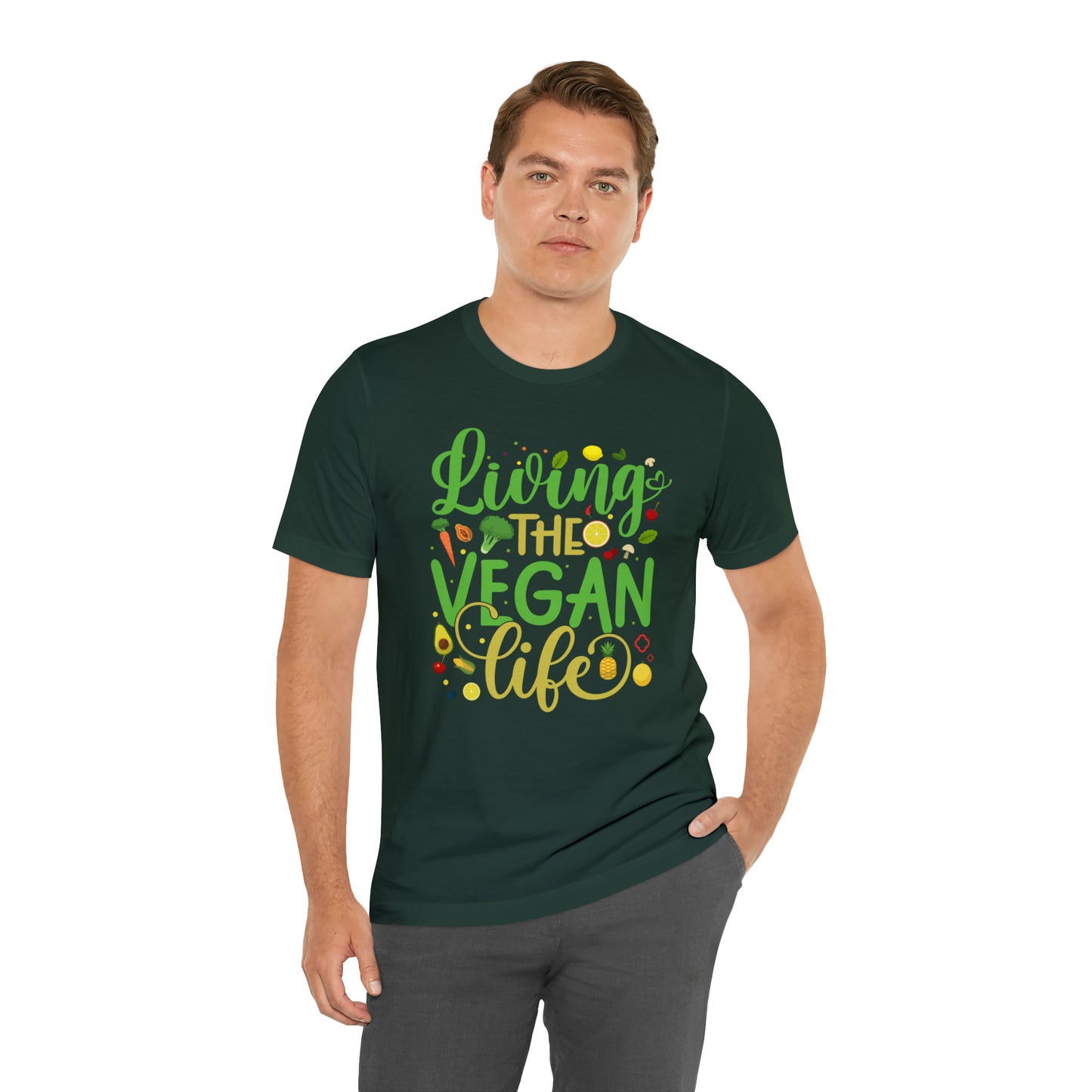 Vegan Life T Shirt - Living the Vegan Life