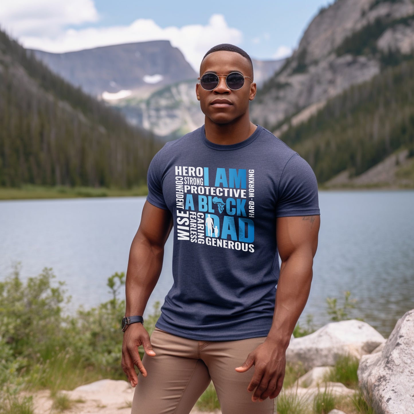 Black Dads Shirt - I Am A Black Dad **