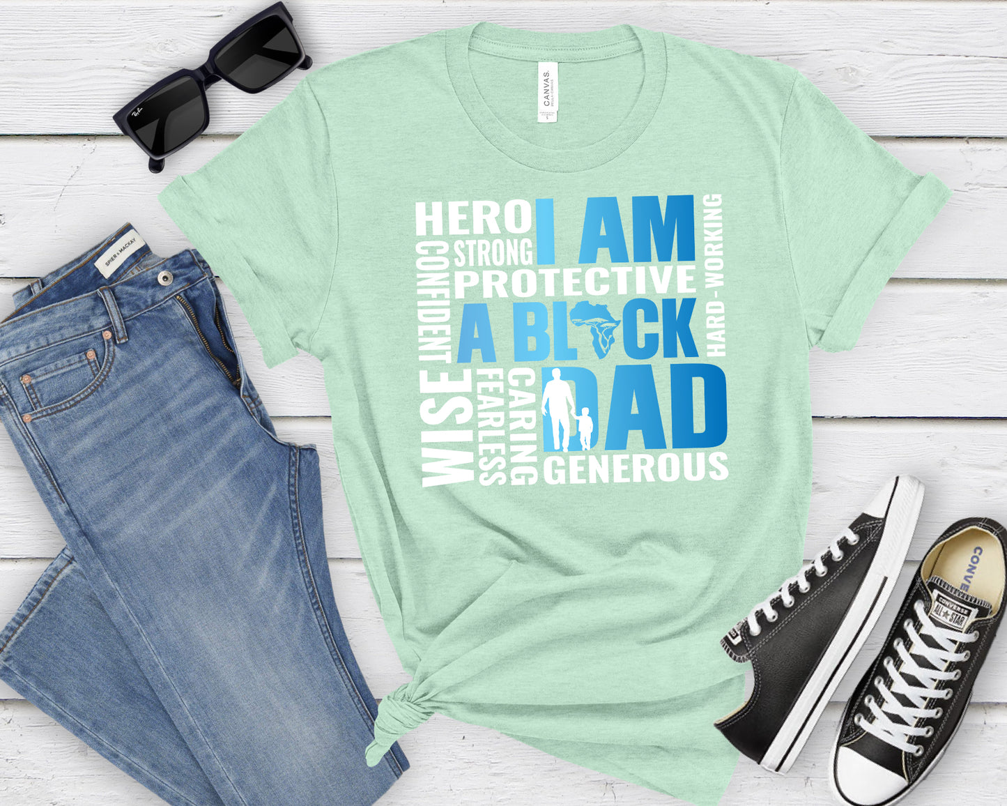 Black Dads Shirt - I Am A Black Dad **