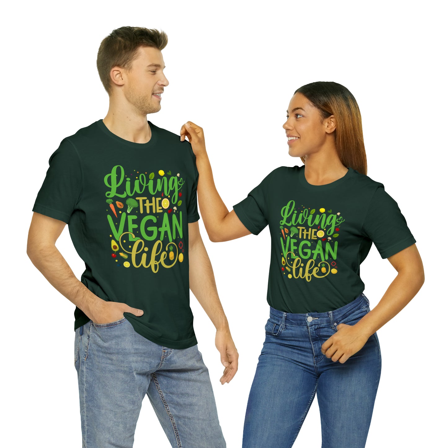 Vegan Life T Shirt - Living the Vegan Life