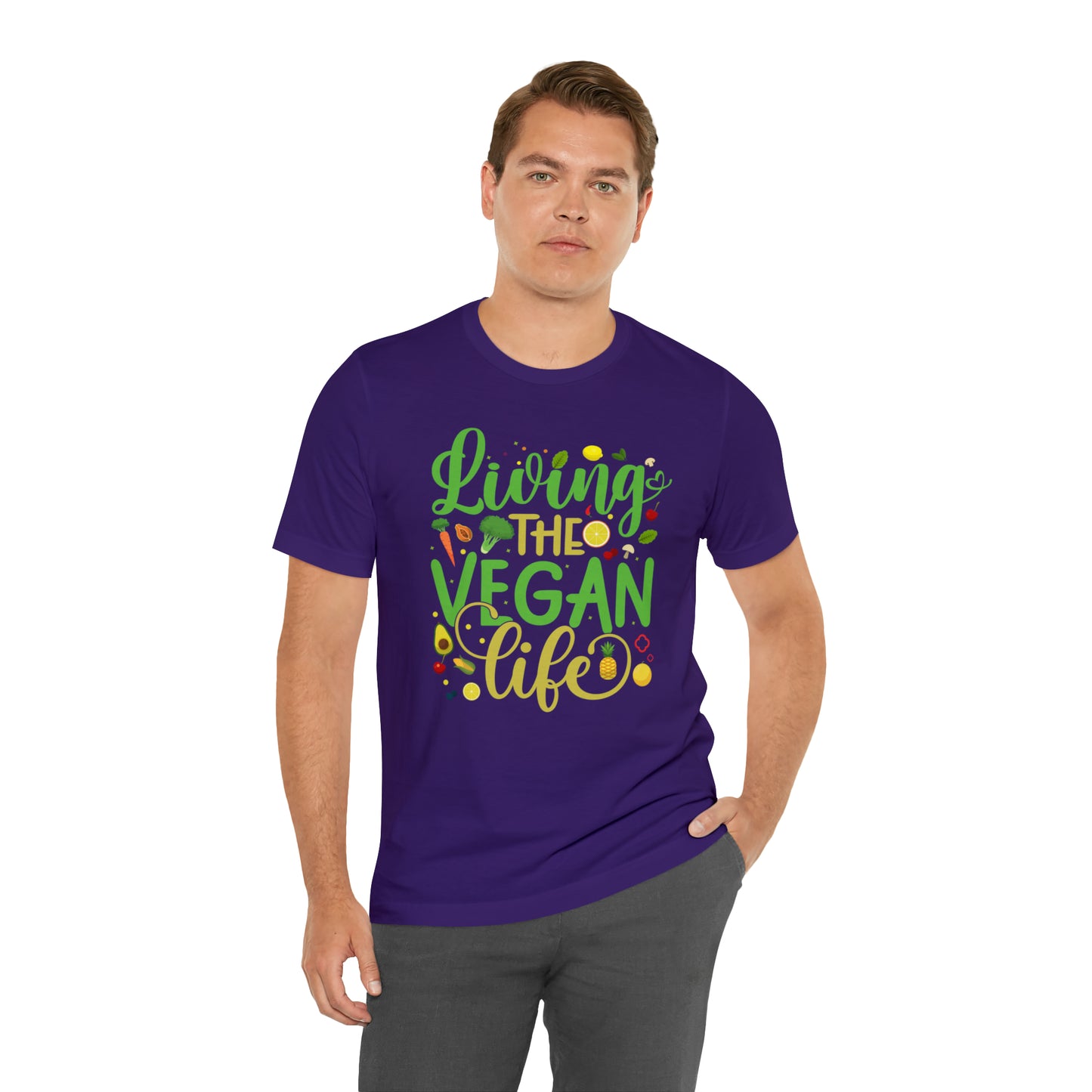 Vegan Life T Shirt - Living the Vegan Life