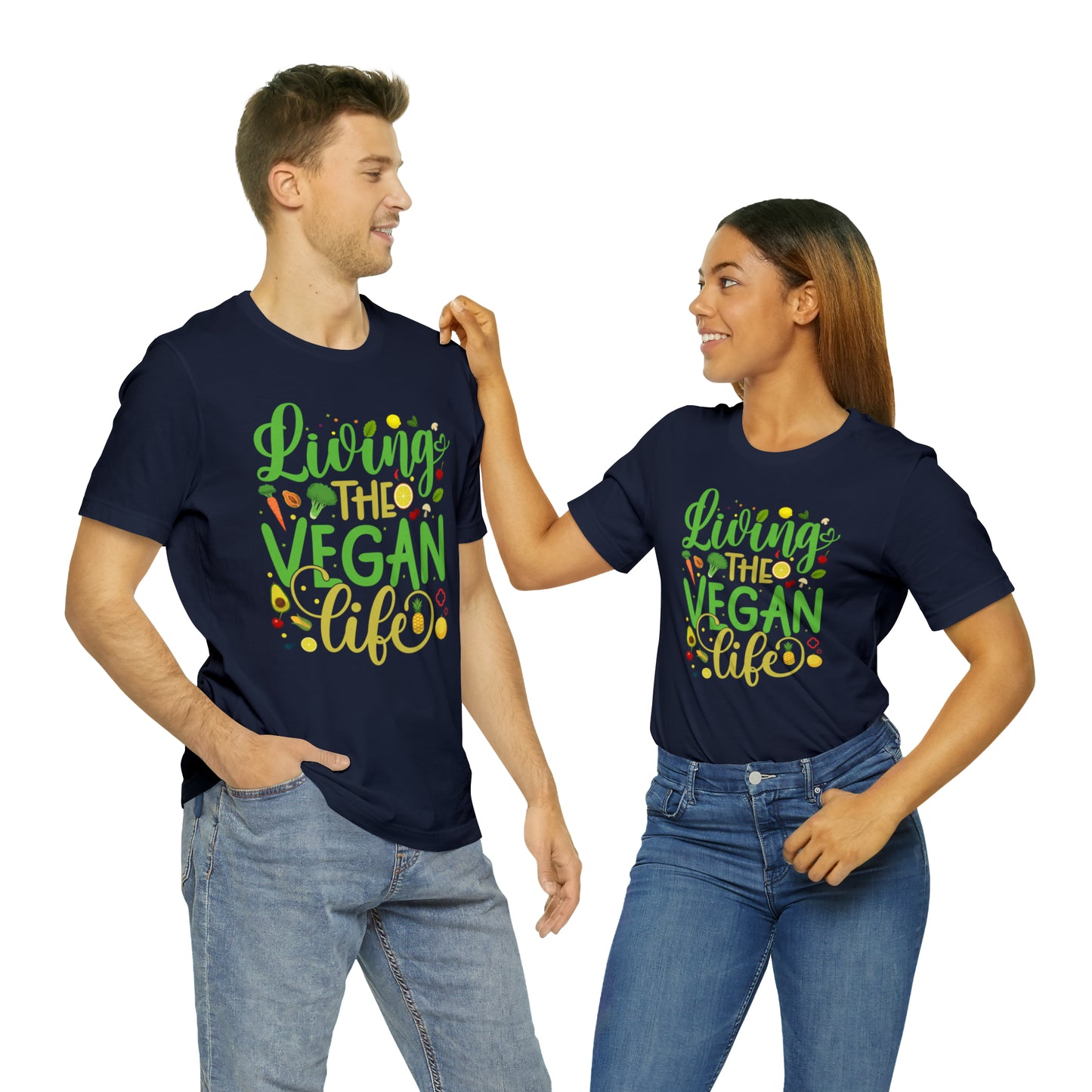 Vegan Life T Shirt - Living the Vegan Life