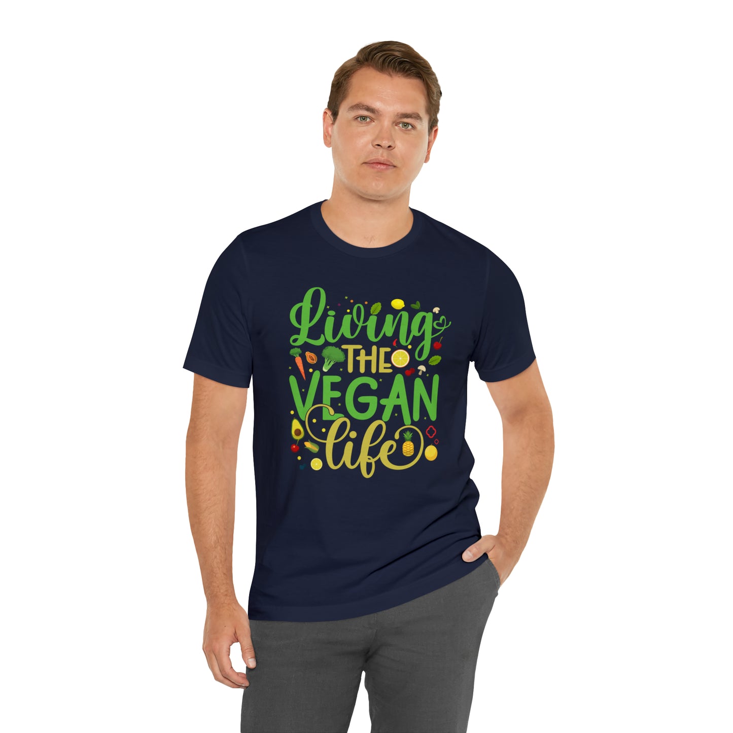 Vegan Life T Shirt - Living the Vegan Life