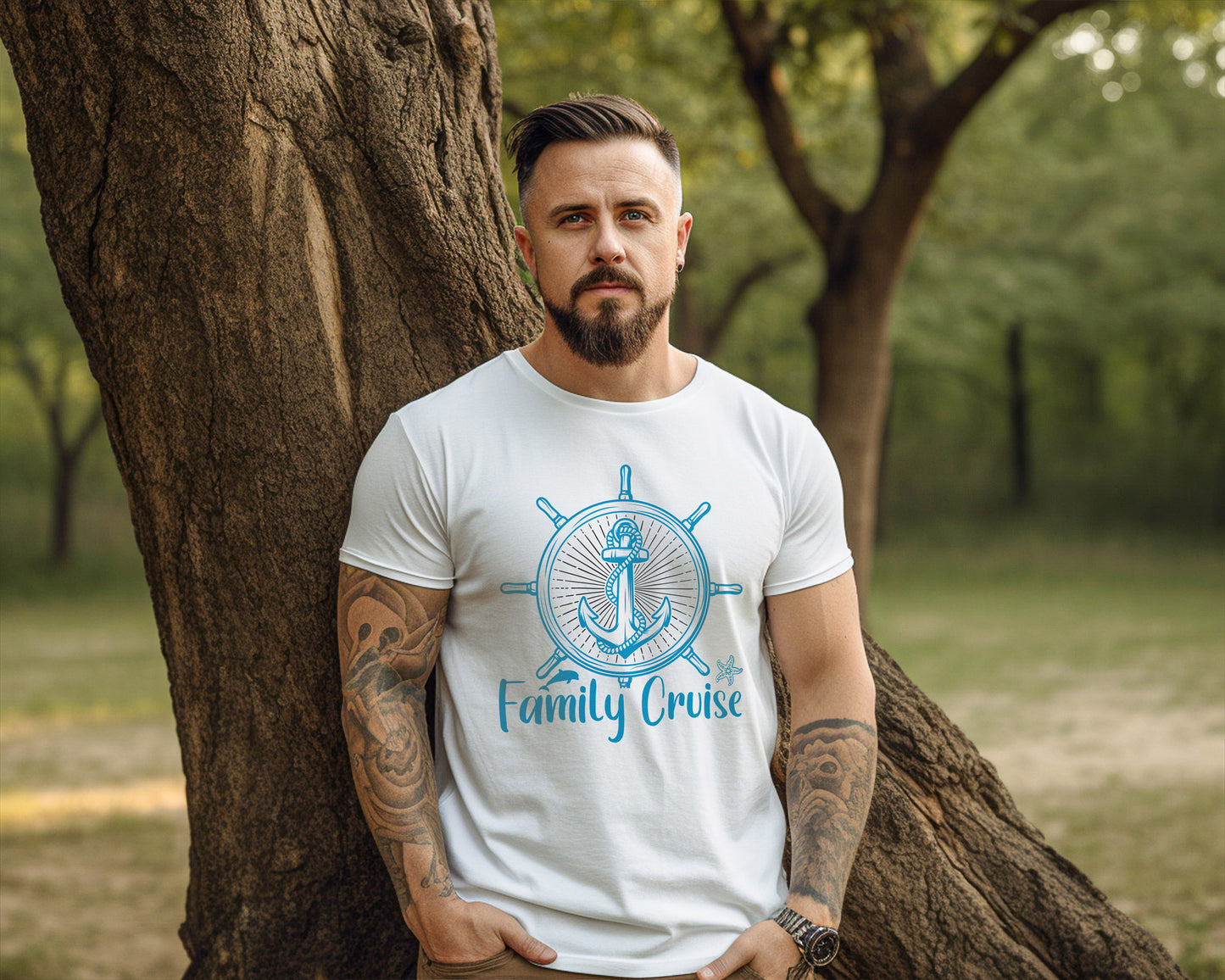 men cruise shirts white