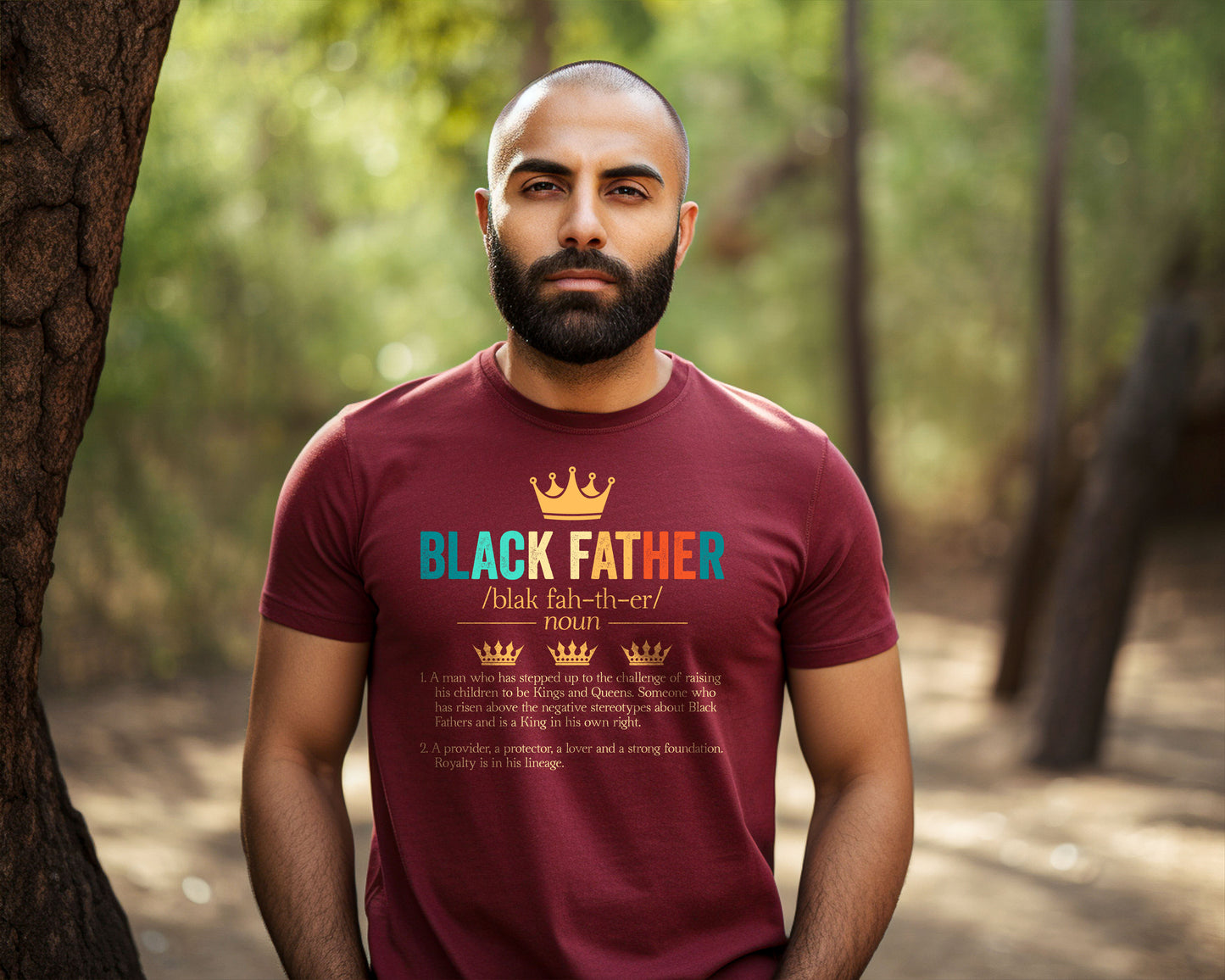 Black Father Definition Shirt **