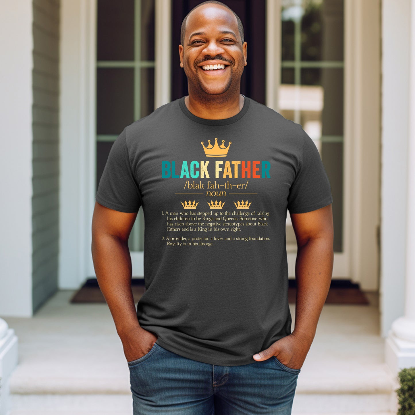 Black Father Definition Shirt **