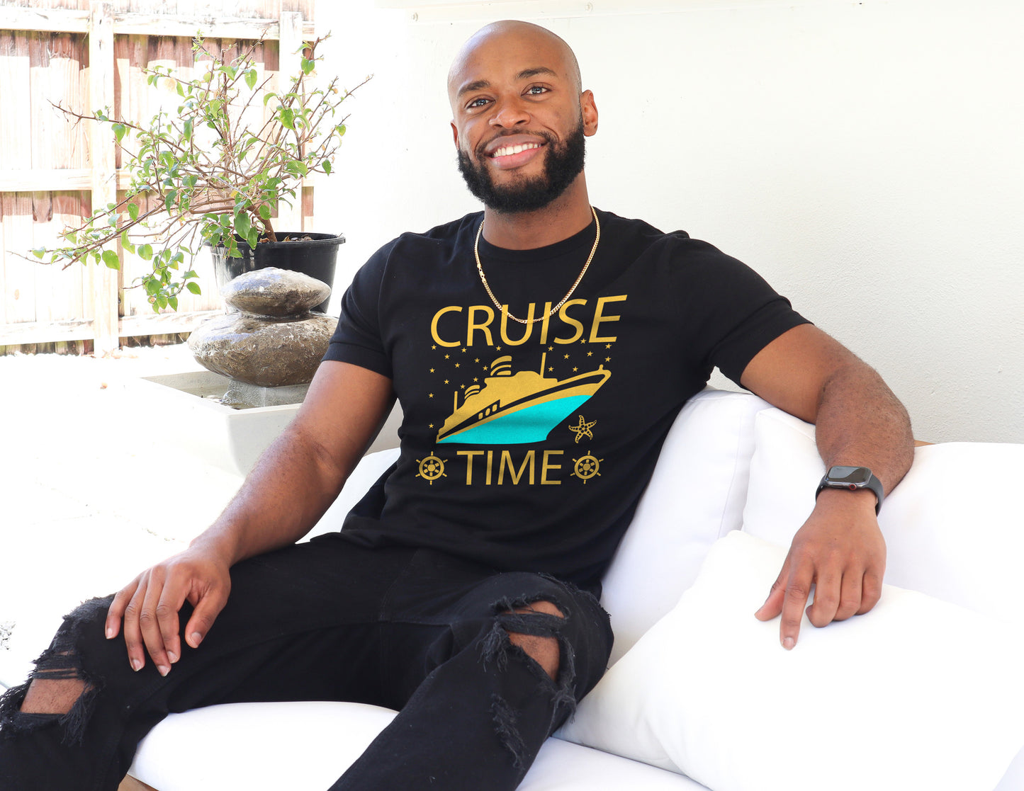 Cruise Tee Shirts - Cruise Time black