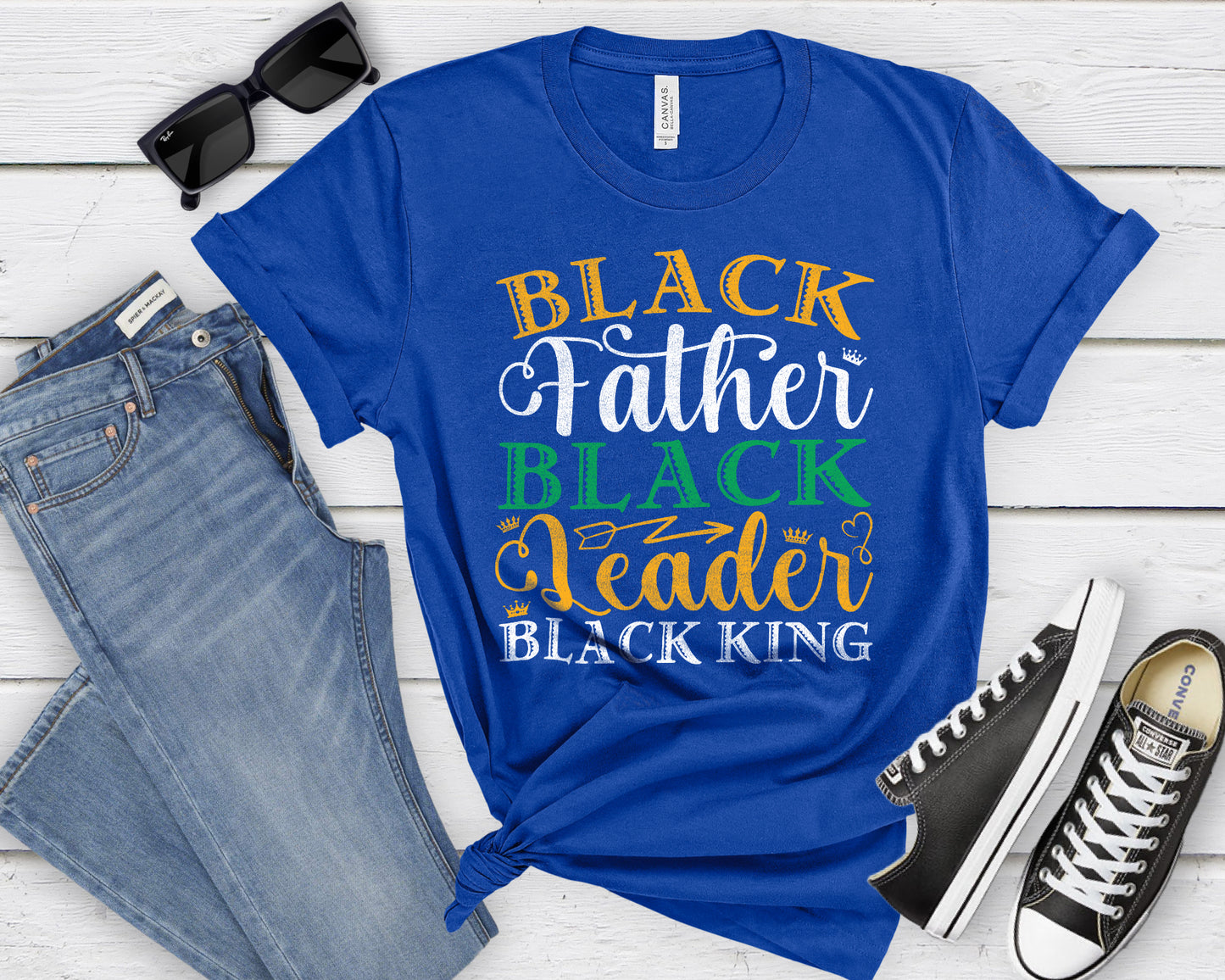 black father black leader shirt