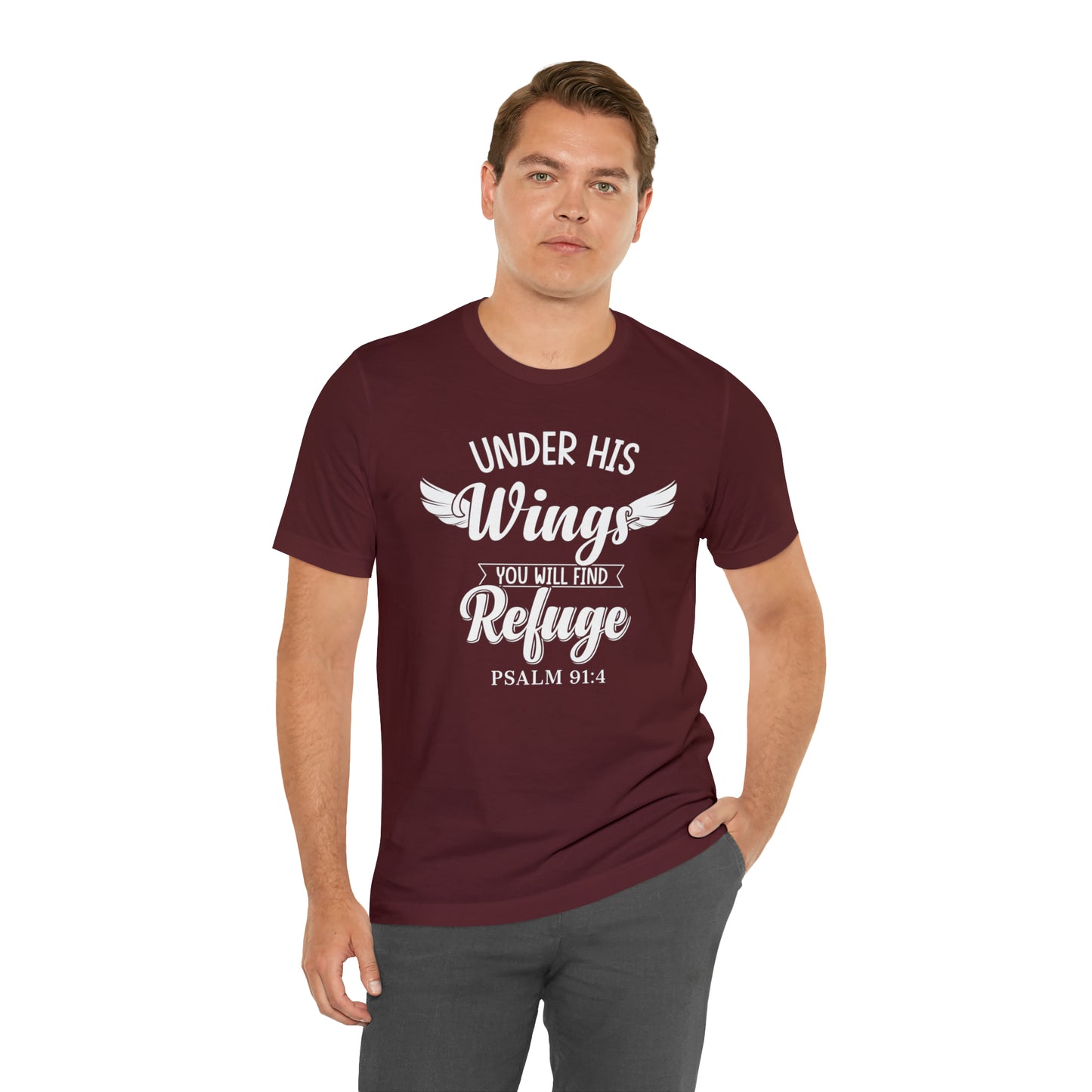 Psalm 91 Shirt - Under His Wings You Will Find Refuge